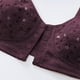 thumbnail image 3 of Puntoco Bralettes para mujer Sujetador de perspectiva calada cómodo de color para mujer Ropa interior sin aros, 3 of 4