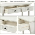 thumbnail image 4 of Harper & Bright Designs Console Table Sideboard Wooden Sofa Table with 2 Drawers and Bottom Shelf for Bedroom, 4 of 7