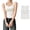 White, variant on Beautyzll Womens Tank Tops Summer Sleeveless High Neck Ribbed Knit Slim Fitted Blouse Side Ruched Basic Tees Shirts S-XL