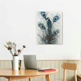 thumbnail image 3 of Acheng  Large Peacock Feathers Canvas Wall Art Prints Blue and Grey Abstract Animal Artwork Wall Decor for Living Room Bedroom Home Decor Ready to Hang   12x16 in, 3 of 5