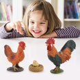 thumbnail image 2 of TISHITA Jouets Modèles d'Animaux Miniatures Scènes de Ferme Fournitures Cadeaux Poulet, 2 of 8