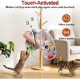 thumbnail image 2 of URRU Interactive Cat Toys for Indoor Cats,Moving Concealed Feathers,Real Mouse Squeaky,Touch Activated Cat Exercise Toys USB Rechargeable Self Play Toy for Cats and Kittens, 2 of 9