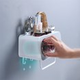 thumbnail image 4 of Billuyoard Dispensador de de dientes, tubo rodante para baño, exprimidor de de dientes, soporte de almacenamiento de tubos, estante dispensador Juegos de accesorios de baño Negro Tipo 4 Billuyoard HA069859-04, 4 of 6