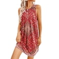 thumbnail image 1 of Lucakuins - Mini vestido informal de verano para mujer, sin mangas, bohemio, corto, para vacaciones diarias Lucakuins moda, 1 of 5