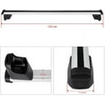 thumbnail image 4 of CCIYU Cargo Racks for Q5 2012-2015,for SQ5 2012-2015 Rooftop Luggage Canoe Kayak Carrier Rack Silver Roof Rack Cross Bar - Fits Side Rails Models ONLY, 4 of 6