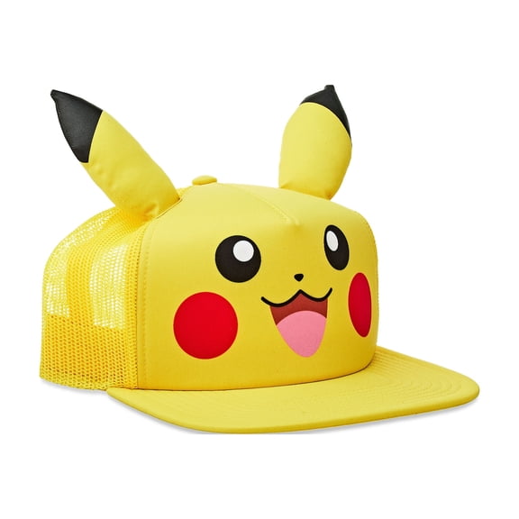 Pokemon Big Face Pikachu Novelty Baseball Cap Hat