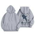 thumbnail image 4 of Puliio Women's Hoodies Sweatshirts Ocean Style Whale Printed Long Sleeve Pocket Pullovers Casual Loose Daily Wear Autumn Winter Drawstring Hoody Hooded For Women, 4 of 6
