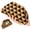 Triangles, variant on Mahjong Tile Storage Bag for Women Fashion,Mahjong Tile Clutch Purse Portable Woven Dumpling Bag for Party Beach Vacation Supplies,Zebra Stripes