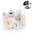 thumbnail image 3 of Drilling machine polishing disc, polishing accessories 6-piece brush set conical polishing wheel polishing conical, 3 of 4
