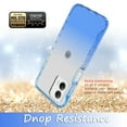 thumbnail image 4 of Rosebono Shock-Absorbent Graphic Prints Cell Phone Case for Motorola Moto G 5G, Blue Gradient, 4 of 4