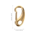 thumbnail image 2 of MasteelfCA 3Pcs Stainless Steel Pet Tag Quick Clip Split Load Hooks with 6Pcs Rings, 2 of 8