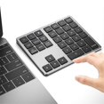 thumbnail image 3 of 2.4G Bluetooth Number Pad Ultra-Thin Wireless Numpad USB Rechargeable Numeric Keypad for IOS Android, 3 of 5