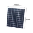 thumbnail image 3 of Labymos 13W 5V Solar Panel with Dual USB Port 2PCS Carabiner Polycrystalline Silicon Solar Cell, 3 of 7