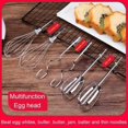 thumbnail image 4 of PourV Electric Hand Mixer with 2 Whisks and 2 Dough Hooks 7 Speed Egg Beater Kitchen Mixer for Eggs Cream, 4 of 4