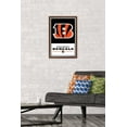 thumbnail image 3 of NFL Cincinnati Bengals - Logo 21 Wall Poster with Magnetic Frame, 22.375" x 34", 3 of 4