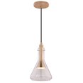 thumbnail image 1 of Vaxcel International P0284 6.5 in. Bunsen LED Mini Pendant in Natural Brass, 1 of 1