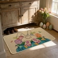 thumbnail image 5 of Easter Egg Bunny Floor Mat, Soft Polyester Rug for Home, 5 of 6