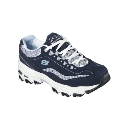 

Skechers Women s Sport D Lites Life Saver Lace-up Athletic Sneaker Wide Width Available