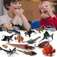 thumbnail image 1 of Set Animal Model Simulation Solid PVC Marine Animal Mold Toy for Kids heqiyong LED, 1 of 2