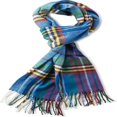 thumbnail image 1 of CHUANK Super Soft Classic Plaid Checked Cashmere Feel Winter Scarf Unisex Fashion Accessory, 1 of 5
