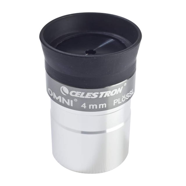 Ocular Celestron Omni, 4 mm, diseño Plossl, barril de 1.25 pulgadas