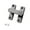 Gray, variant on MOMOJIA Reusable Rental Friendly Door Lock with Removable Adhesive Mounting Heavy Duty Zinc Alloy Construction Adjustable Latches