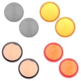 thumbnail image 4 of Colaxi 2PCS Motorcyle Waterproof Turn Light Amber Lens Cover For soft tail XL883 Beige, 4 of 8
