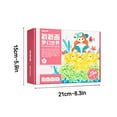 thumbnail image 3 of Clearance! Reweti Children's Sticker Book Handdrawn Design Puzzle Puncture Painting, 3 of 9