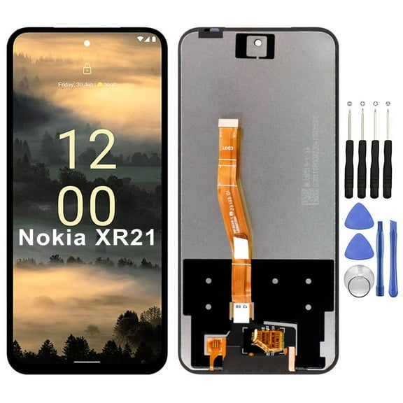 KIQ Replacement LCD Screen Full Assembly with Digitizer Compatible with Nokia XR21(Without Frame)