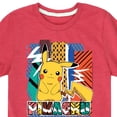 thumbnail image 3 of Pokémon - Pikachu Summer Pattern - Youth Short Sleeve Graphic T-Shirt, 3 of 6