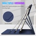 thumbnail image 6 of Fintie Case for Samsung Galaxy Tab S10 Plus 2024/S9 Plus 2023/S8 Plus 2022/S7 FE 2021/S7 Plus 2020 12.4 Inch, Multi-Angle Viewing Protective Cover with Pocket, Auto Sleep/Wake, Navy, 6 of 10