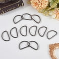 thumbnail image 3 of 1 Box 20Pcs D Ring Buckles Metal Belt Ring Iron 1.5 Inch Gunmetal Non Welded Multi Purpose Small Belt Key Chain Split Rings for Handmade Sewing Keychains Purse Bag Dog Leash DIY Accessories, 3 of 5