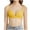 17-Yellow, variant on YWDJ Bras for Women Half Cup Back Closures Bras Wirefree Sleep Bras Adjustable Straps Push up Wrap Comfy Bras Padded Comfort Bras Solid Lounge Bras Navy S