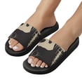 thumbnail image 5 of GZHJMY Stylish Slides for Women Men, Vintage Wilderness Bear Silhouette Soft Flexible Slip-on Sandals Slippers, 5 of 7