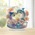 thumbnail image 5 of Exclusive: Dreamy 2D Flat Acrylic Couple Ornament, 5 of 5