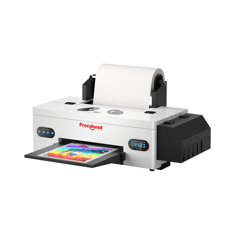Procolored L1800 DTF Transfer Printer with Roll Feeder Direct to Film T-shirt  Printer 