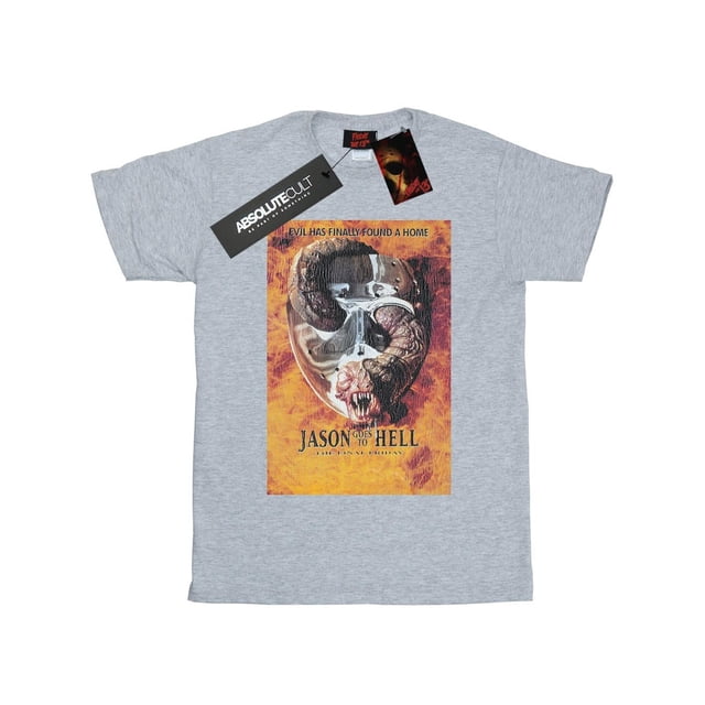 Friday The 13th T-Shirt Boyfriend en Coton Jason Va en Hell pour Femmes