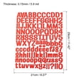 thumbnail image 2 of Unique Bargains Vinyl Self Adhesive Letter Number Sticker Decal Kit, 10 Colors 126 Piece 10 Sheets, 2 of 5