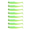 thumbnail image 2 of Swimbait Fishing Lures, 3 Inch 8 Count Green Soft Paddle Tail Swimbait, Pvc Simulation Soft Plastic Bass Lures, Saltwater Resistant Soft Bait for Bass Fishing, Lifelike Profile,, 2 of 7