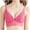 Hot Pink, variant on Darzheoy Bras for Women No Underwire Ladies Comfortable Breathable Lace No Steel Ring Front Buckle Breastfeeding Bra Ladies Underwear 42/95B