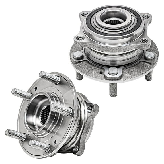 Detroit Axle - 2 Wheel Bearing Hubs for Kia Sorento Hyundai Santa Fe Sport Veracruz Kia, Wheel Bearing Hubs Assembly Set Hyundai Replacement Bearing Hubs Front or Rear Pair