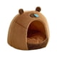 thumbnail image 1 of Nido para gatos semicerrado, caseta para perros, forma de kapibala, artículos para perros, perrera extraíble, suelo cálido antideslizante, cueva para L, 1 of 9