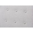 thumbnail image 7 of Baxton Studio Mathias Mid-century Modern Light Grey Fabric Upholstered Lounge Chair, 7 of 7