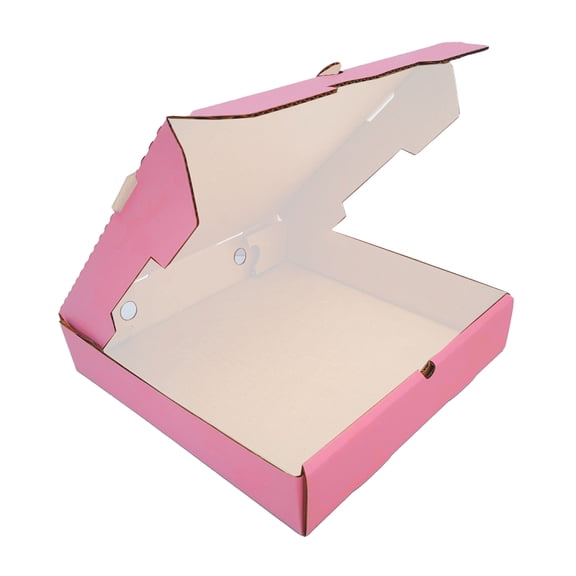 Ucanpack 14x14x2" Corrugated Pizza Box 50 Pcs, Made In USA-14 Inch Pink Pizza Cartons, Takeaway Food Containers For Small Business, Takeout Shipping Pizza