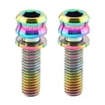 thumbnail image 3 of funtasica 2 Pieces Bike Handlebar Stem Titanium Screws,M6 Bicycle Handlebar Screws,Bicycle Spare Part Accessory,for Mountain Bike,Adult M6 17, 3 of 8
