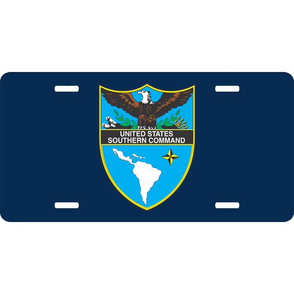 United States Southern Command License Plate