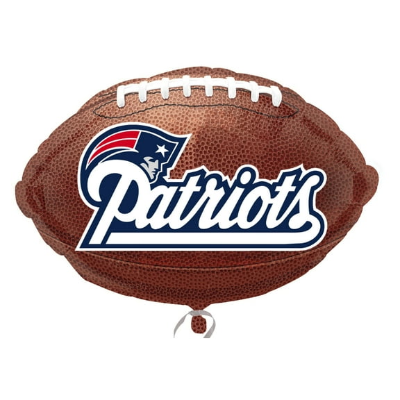 18" NEW ENGLAND PATRIOTS Brown Football Balloon Party Supplies Decorations Foil Mylar Balloon