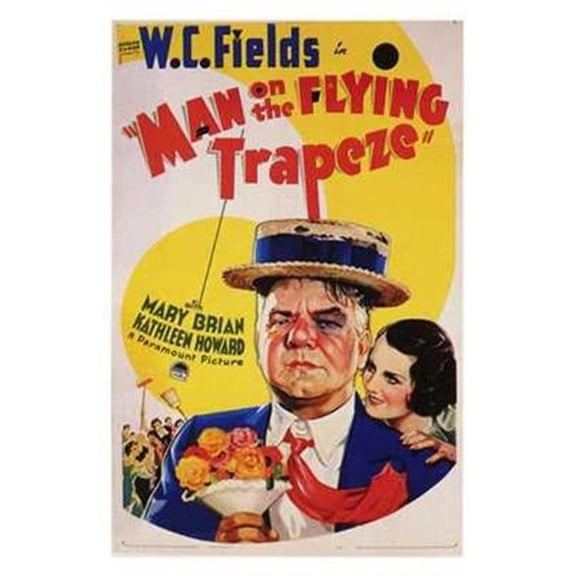 Posterazzi MOV196989 Man on the Flying Trapeze Movie Poster - 11 x 17 in.