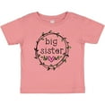 thumbnail image 3 of Inktastic Big Sister Leaves, Circle, Heart Girls Baby T-Shirt, 3 of 5