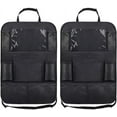 thumbnail image 6 of Luckybay 1-Pack Large Updated Car Backseat Organizer – 10" Touch Screen Tablet Holder + 9 Storage Pockets – Kick Mats & Seat Back Protectors for Kids and Toddlers (18" x 26.8"), 6 of 7